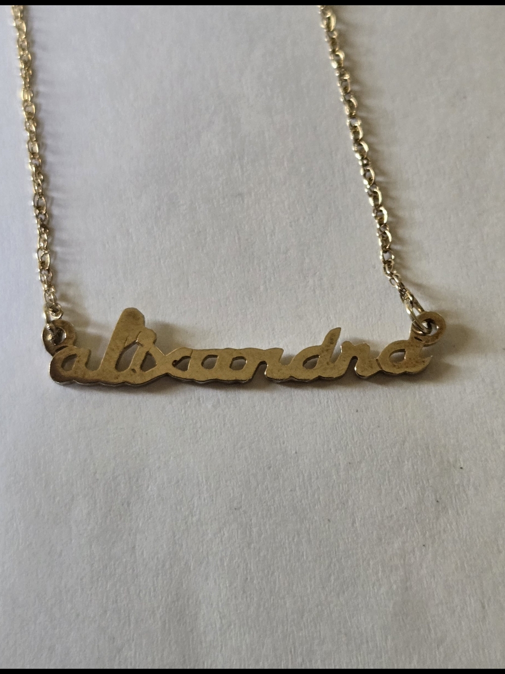 Jane Basch Sterling Silver Alixandra Personaluzed Necklace